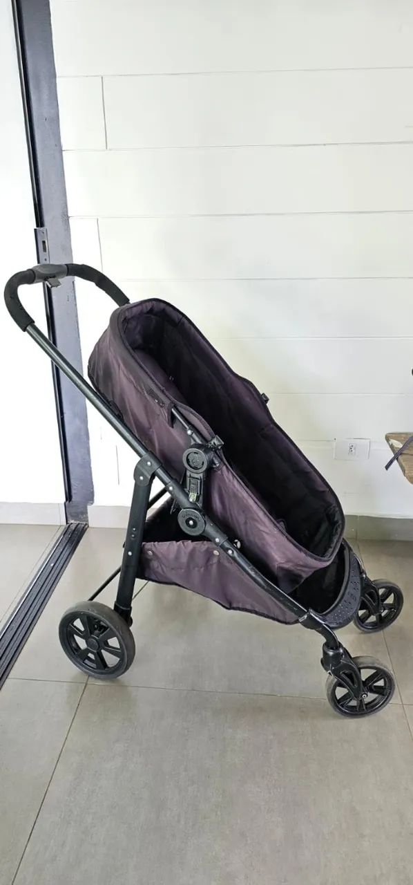 Carrinho de Bebê com bebê conforto Olympus Galzerano  - Foto 5