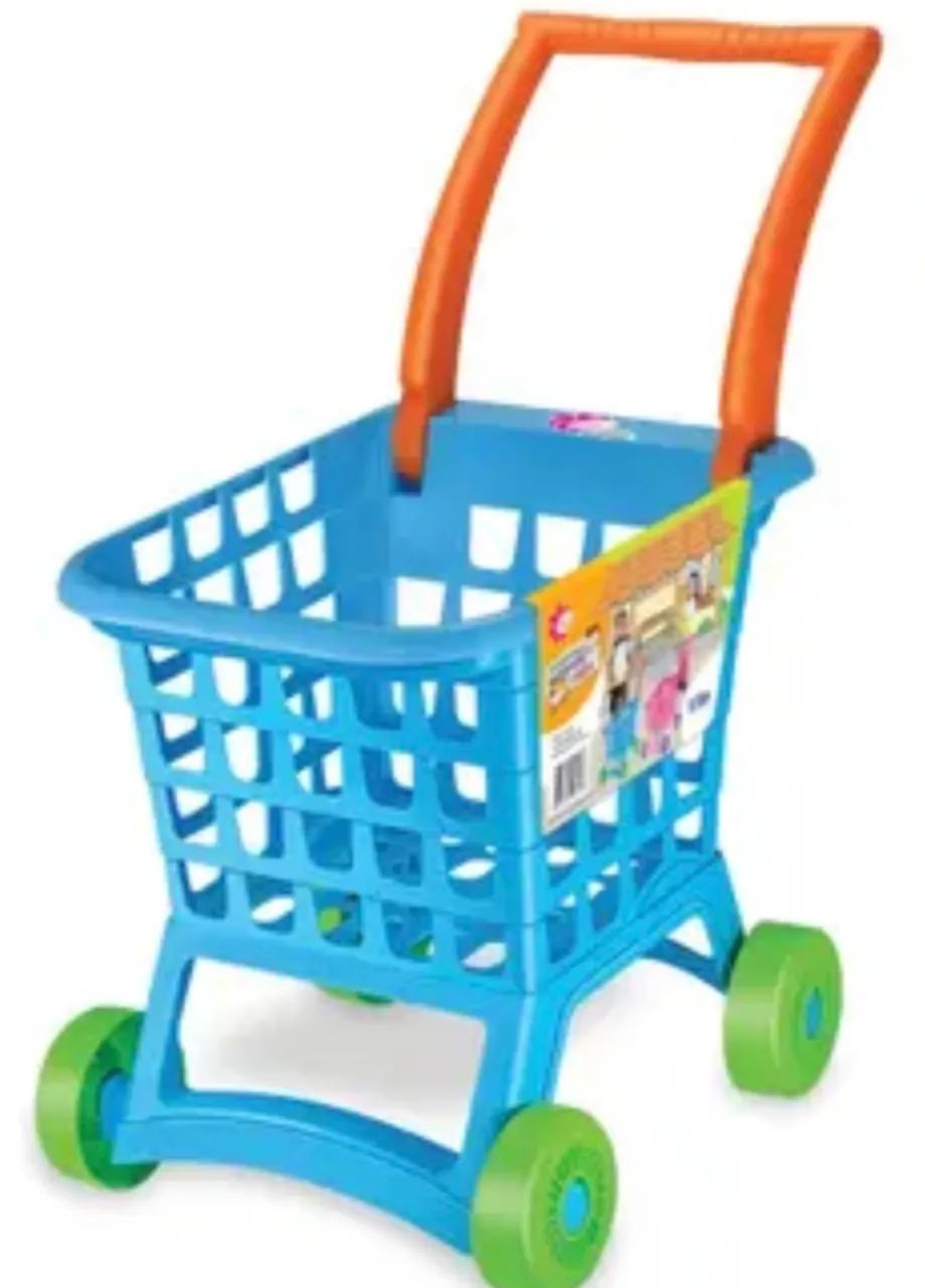 Carrinho de compras infantil.