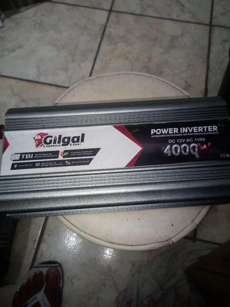 Inversor de energia 4000wats  12v x 110volts - Foto 2