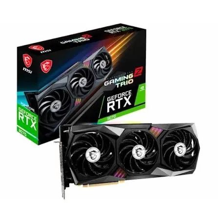 Placa de Vídeo RTX 3070 Msi Gaming Z Trio - Foto 3