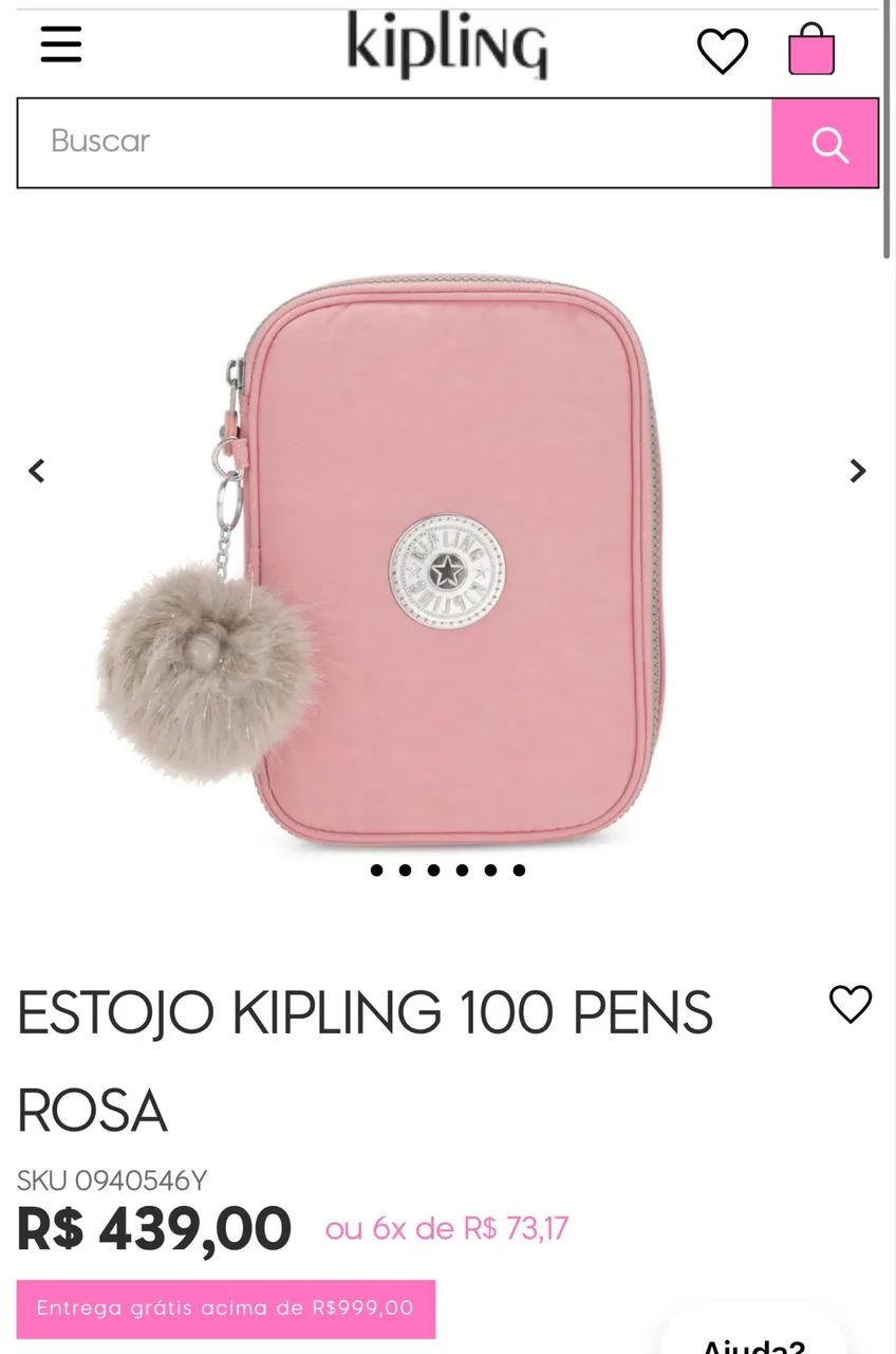 Estojo Kipling 