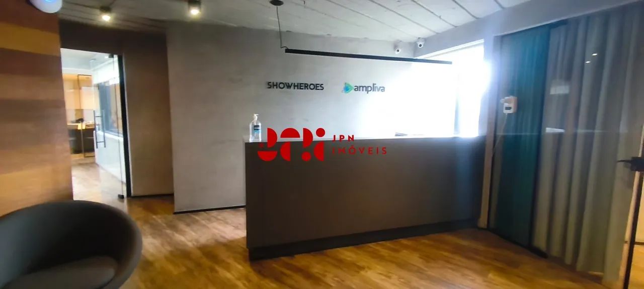 Sala comercial na Berrini - 244m², mobiliada, 04 banheiros, 05 vagas - Foto 2