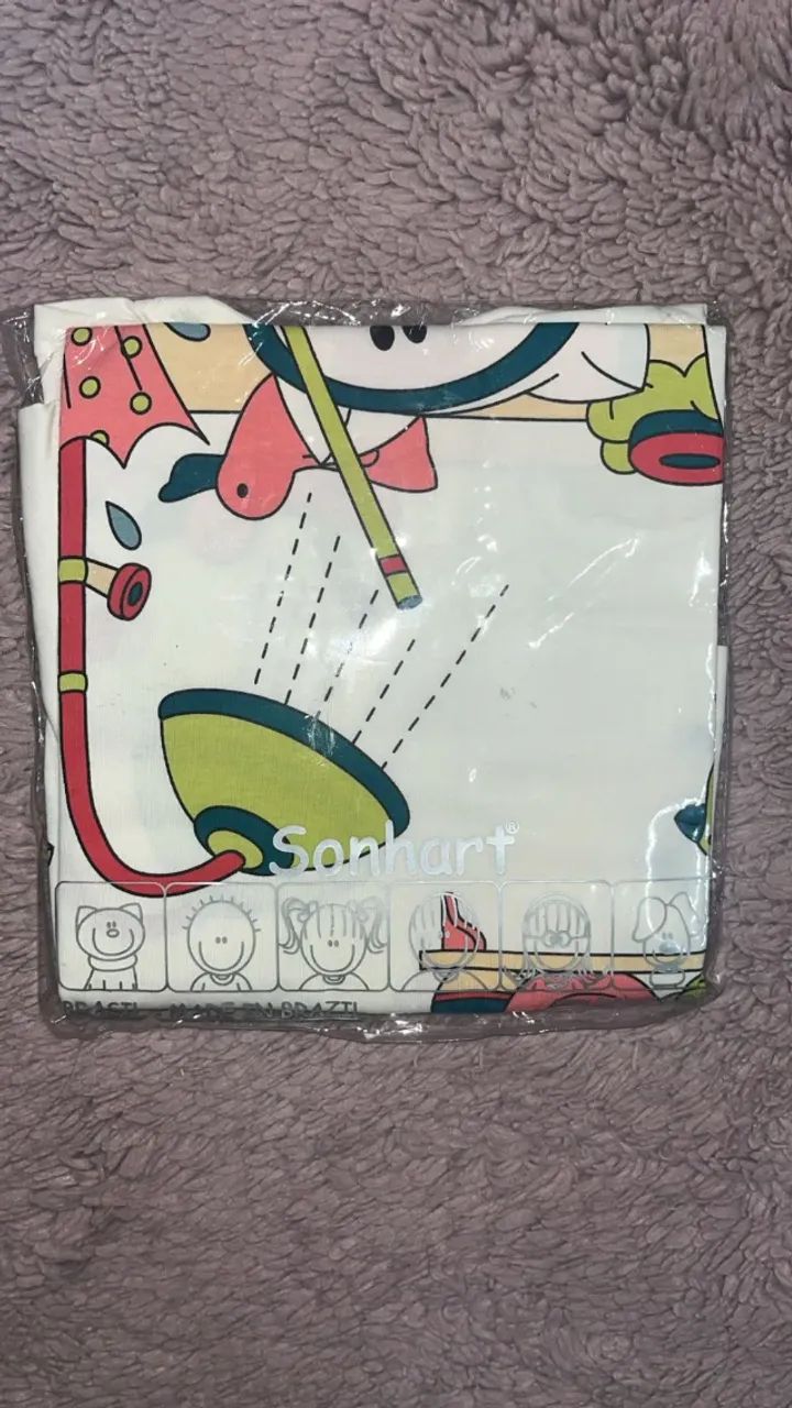 Camisola Infantil Sonhart Estampa Brinquedos - NOVA - Foto 2