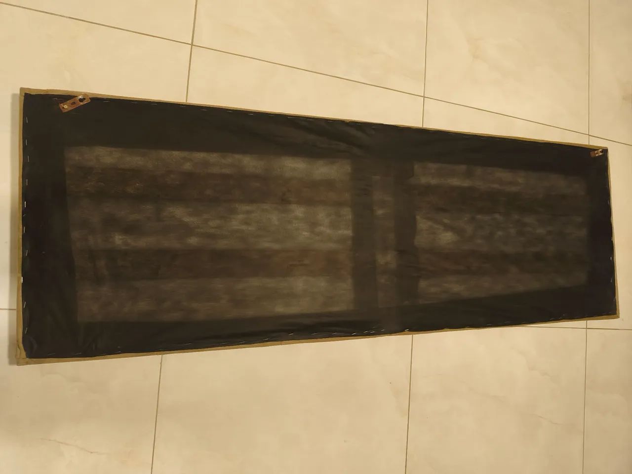 Cabeceira de cama bege - Foto 2