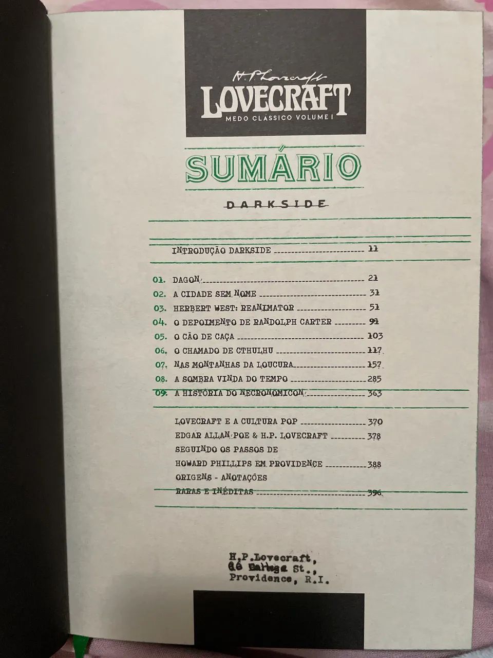 Livro ?Lovecraft: medo clássico volume I? da Darkside - Foto 3
