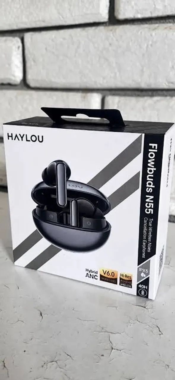 Fone bluetooth Haylou FlowBuds N55 - Novo