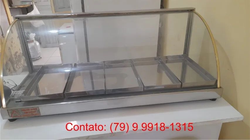 expositor de Salgados