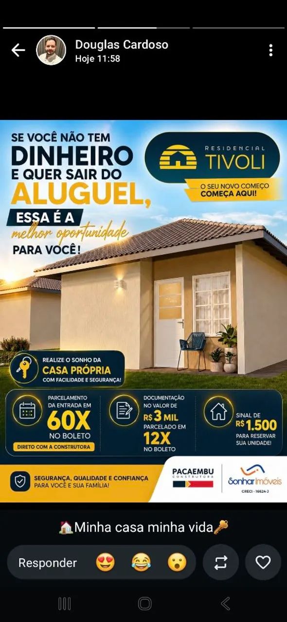 Casa Residencial Morada do Bosque