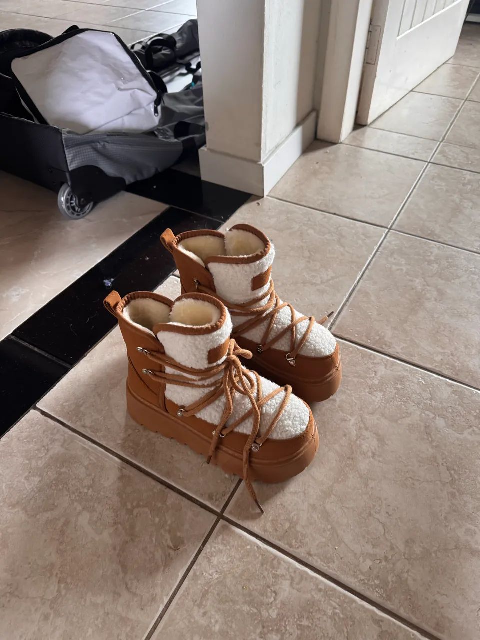 Sapatos de frio/neve