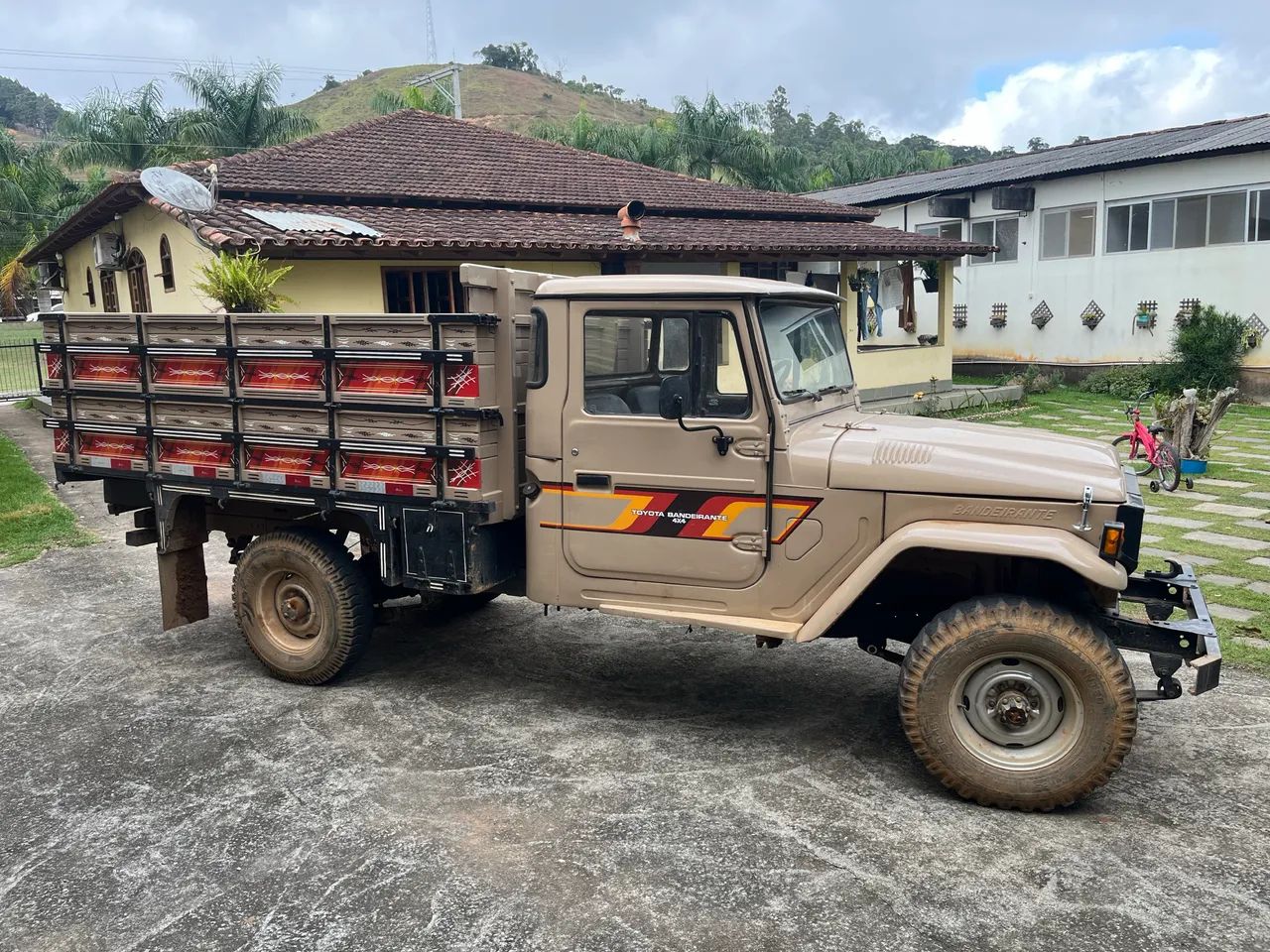 Toyota Band.Picape Chassi Longo Diesel 1989
