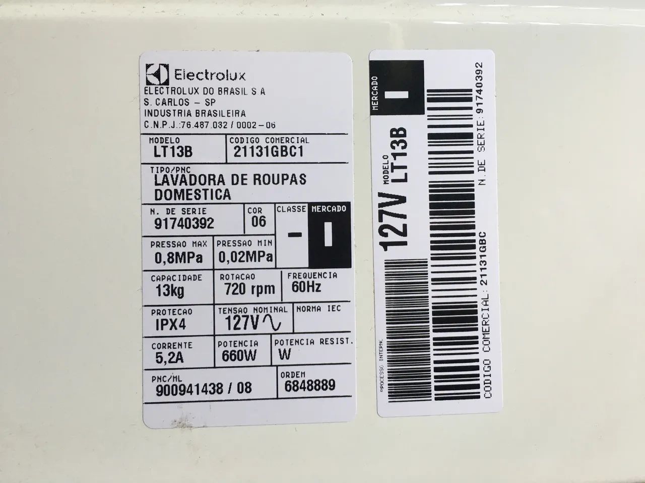 Máquina de lavar roupa: Electrolux super nova - Foto 4