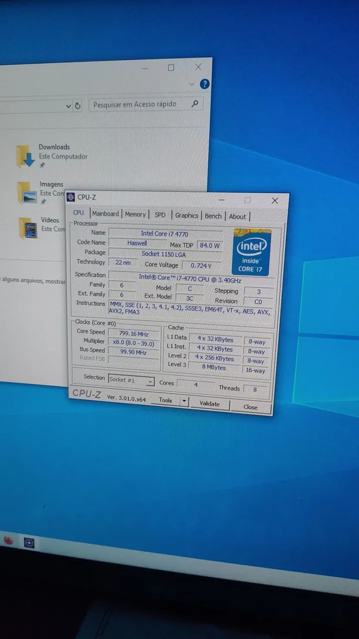 Computador com I7 4770 placa de vídeo integrada 16GB de ram  - Foto 5