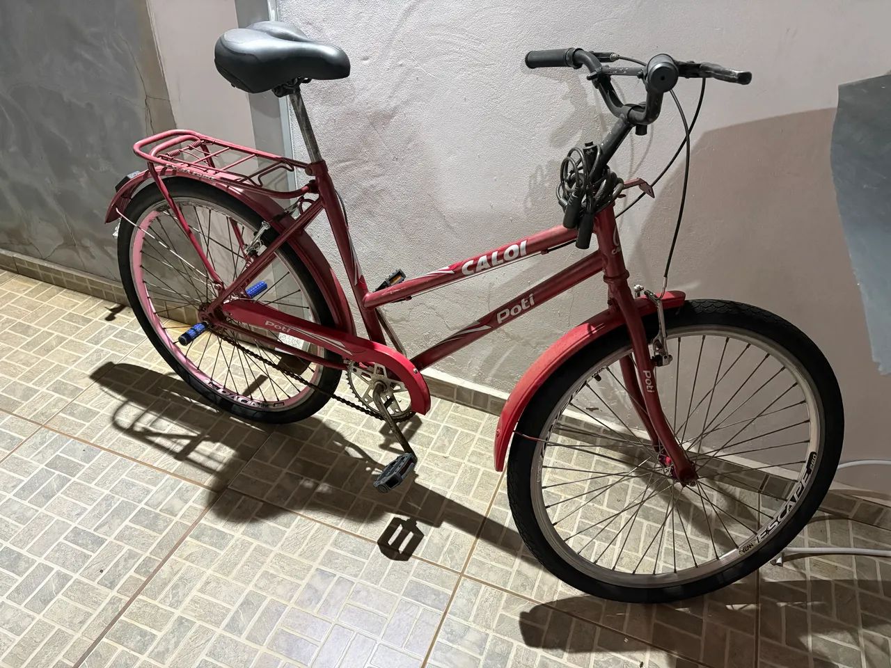 bicicleta caloi poti vermelha