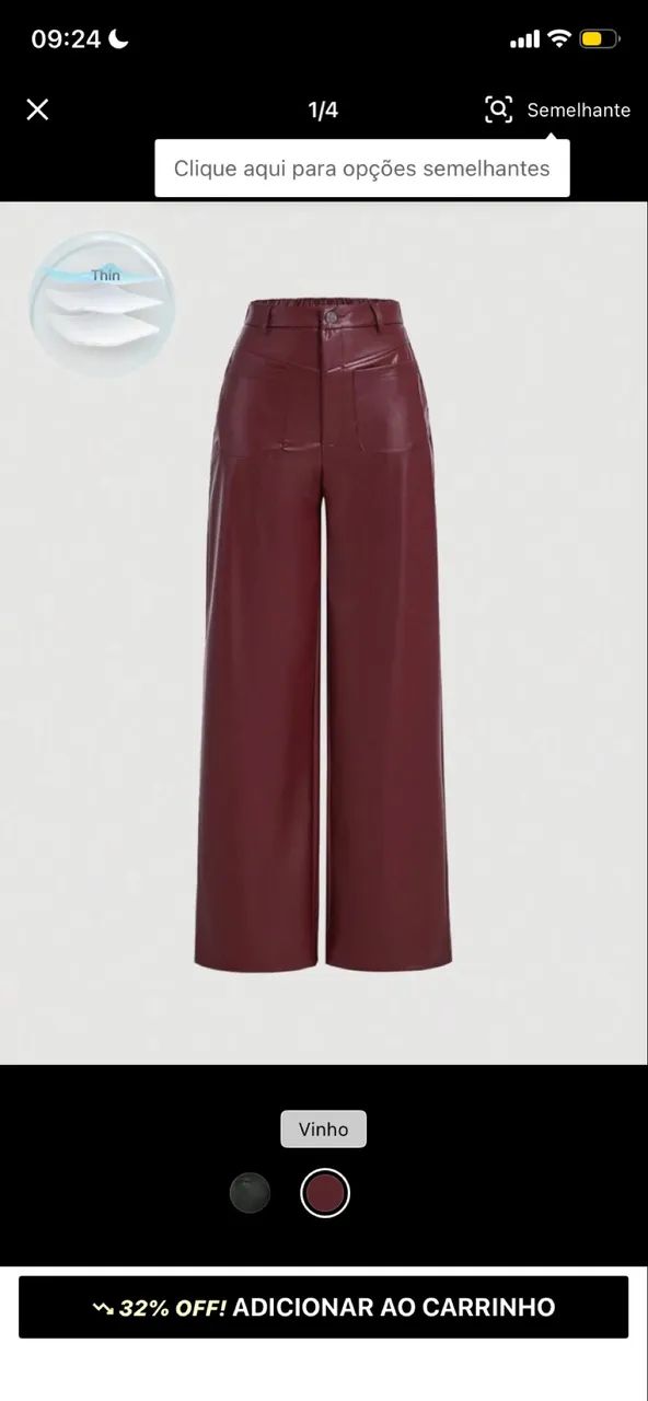 Calça de couro - Foto 2