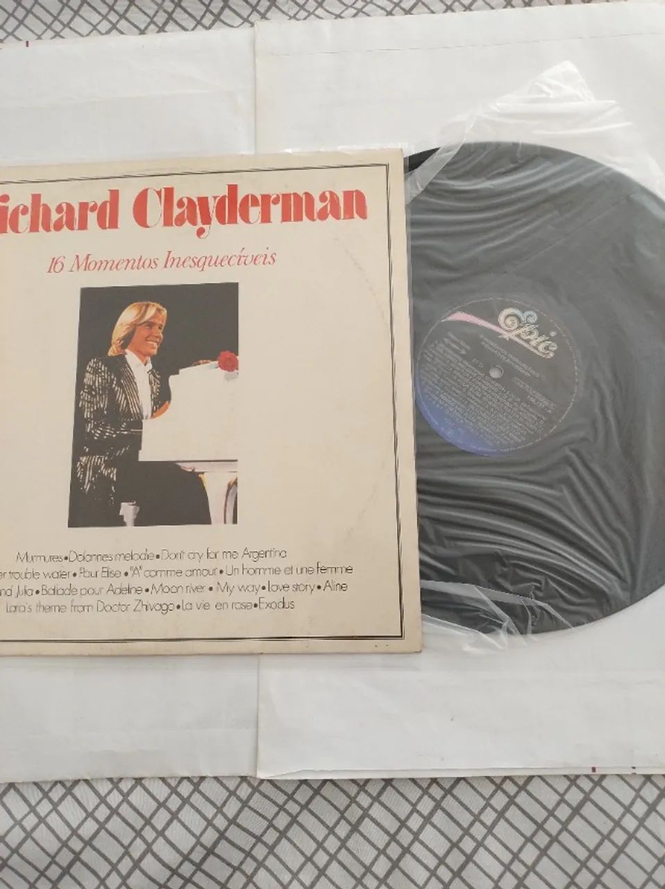 DISCO VINIL - RICHARD CLAYDERMAN - 16 MOMENTOS INESQUECIVEIS - Foto 3