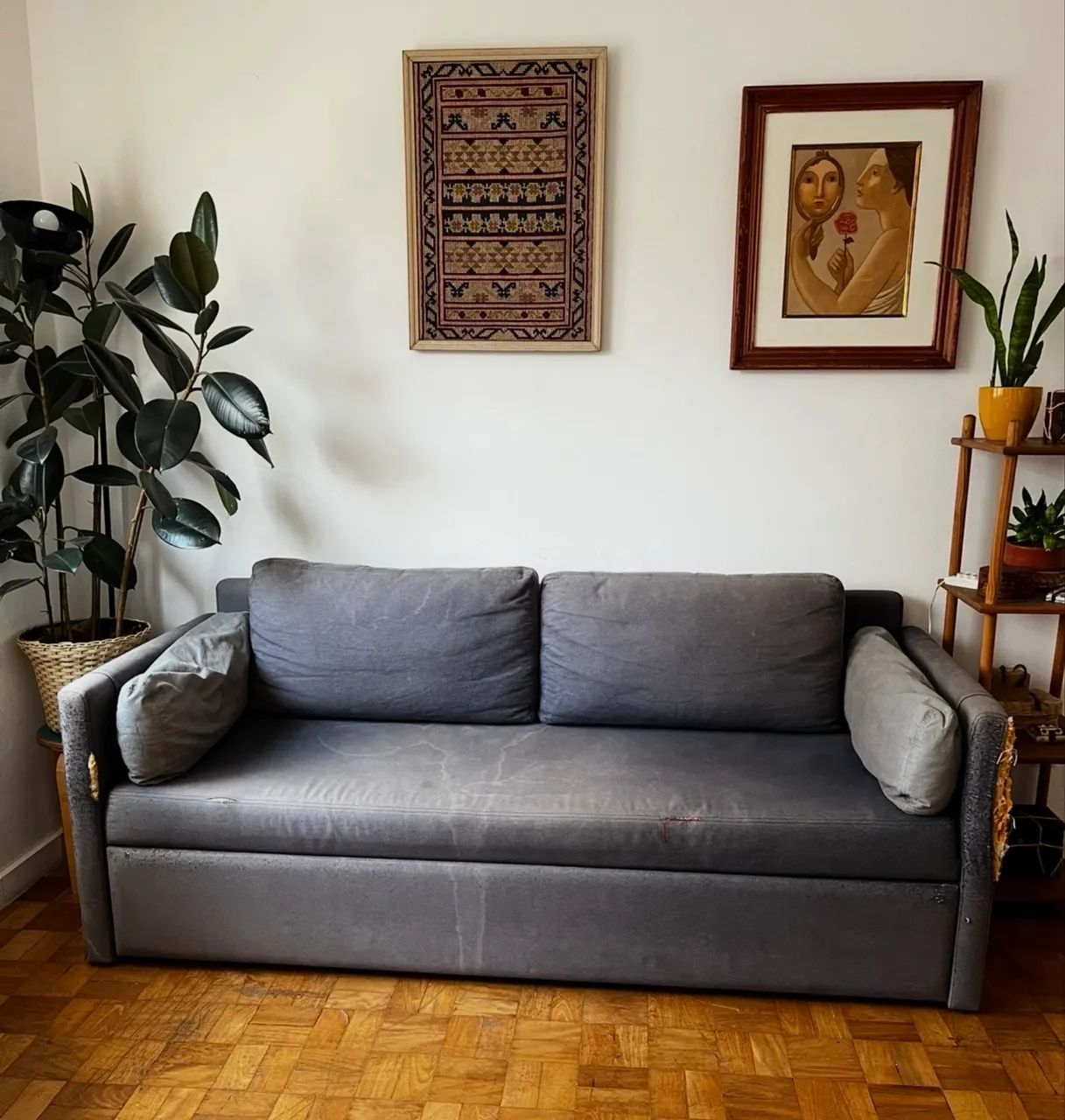 SOFÁ-CAMA OPPA - 3 lugares (para reformar)