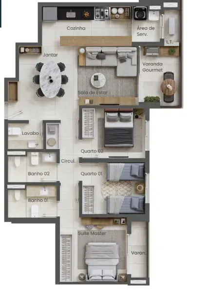 PLANTA 95m²