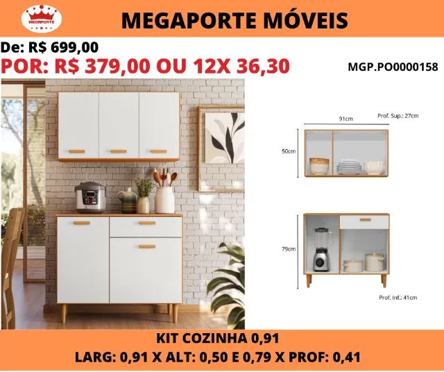 KIT COZINHA 0,91