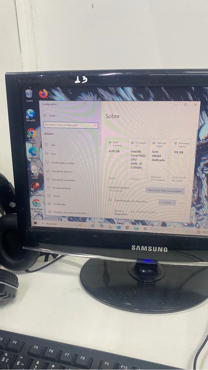 Computador de mesa 