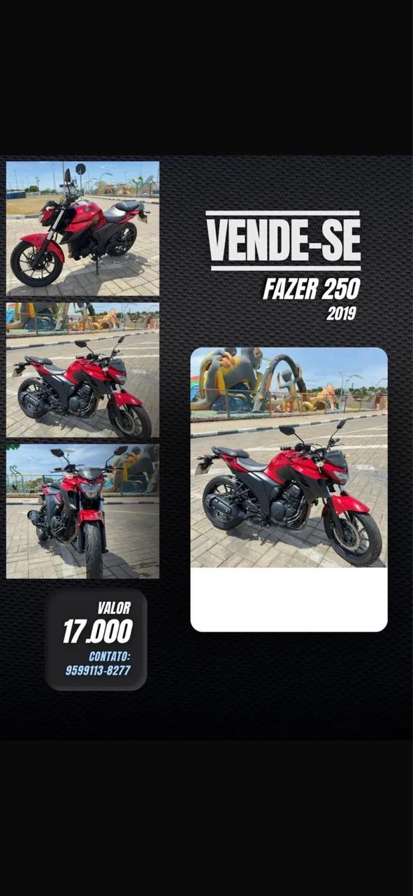 Vende-se Fazer 250