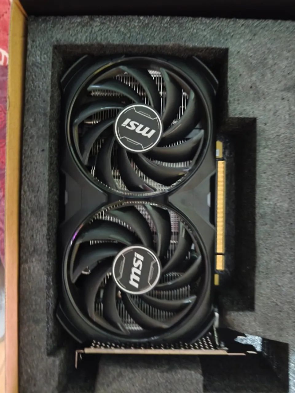 ジャンク- MSI GeForce RTX 4060 Ti Ventus 2X Placa Gráfica Msi Geforce Rtx 4060 Ti Ventus 2x Black 8g Oc