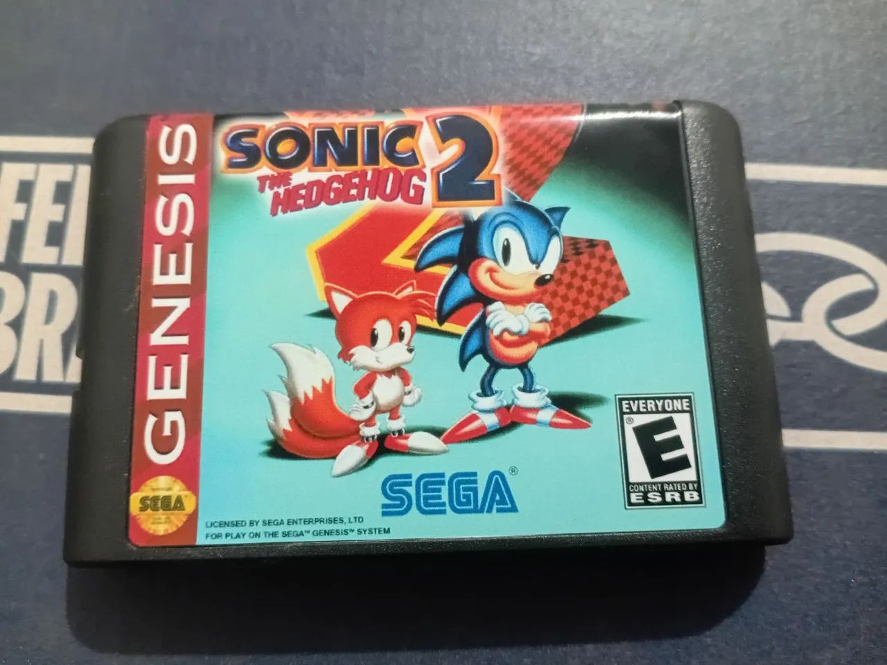 Sonic 2 original para Mega Drive placa original - Foto 2
