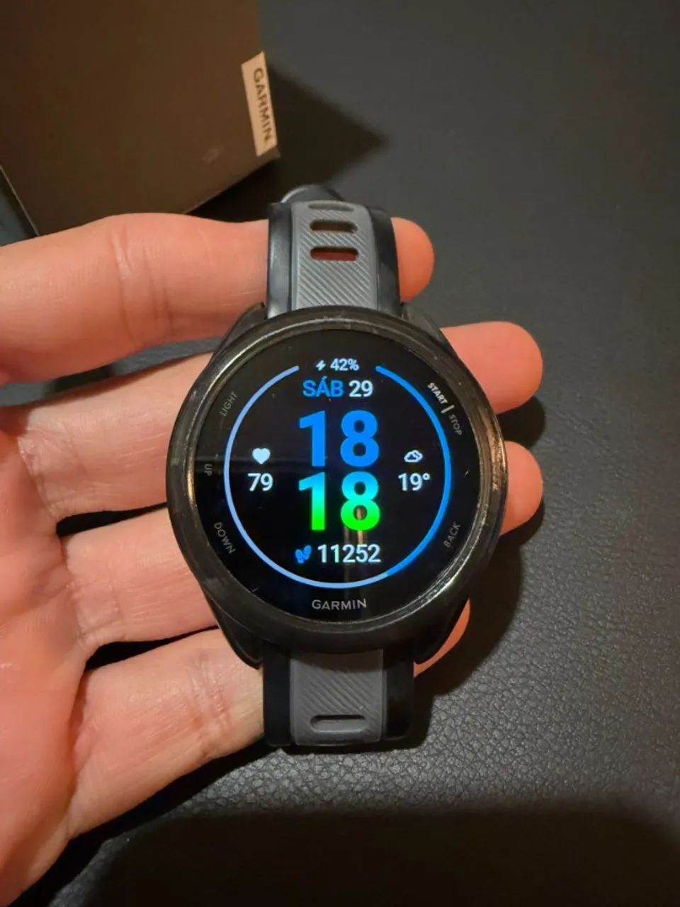 Relógio Garmin 165 music - Foto 2