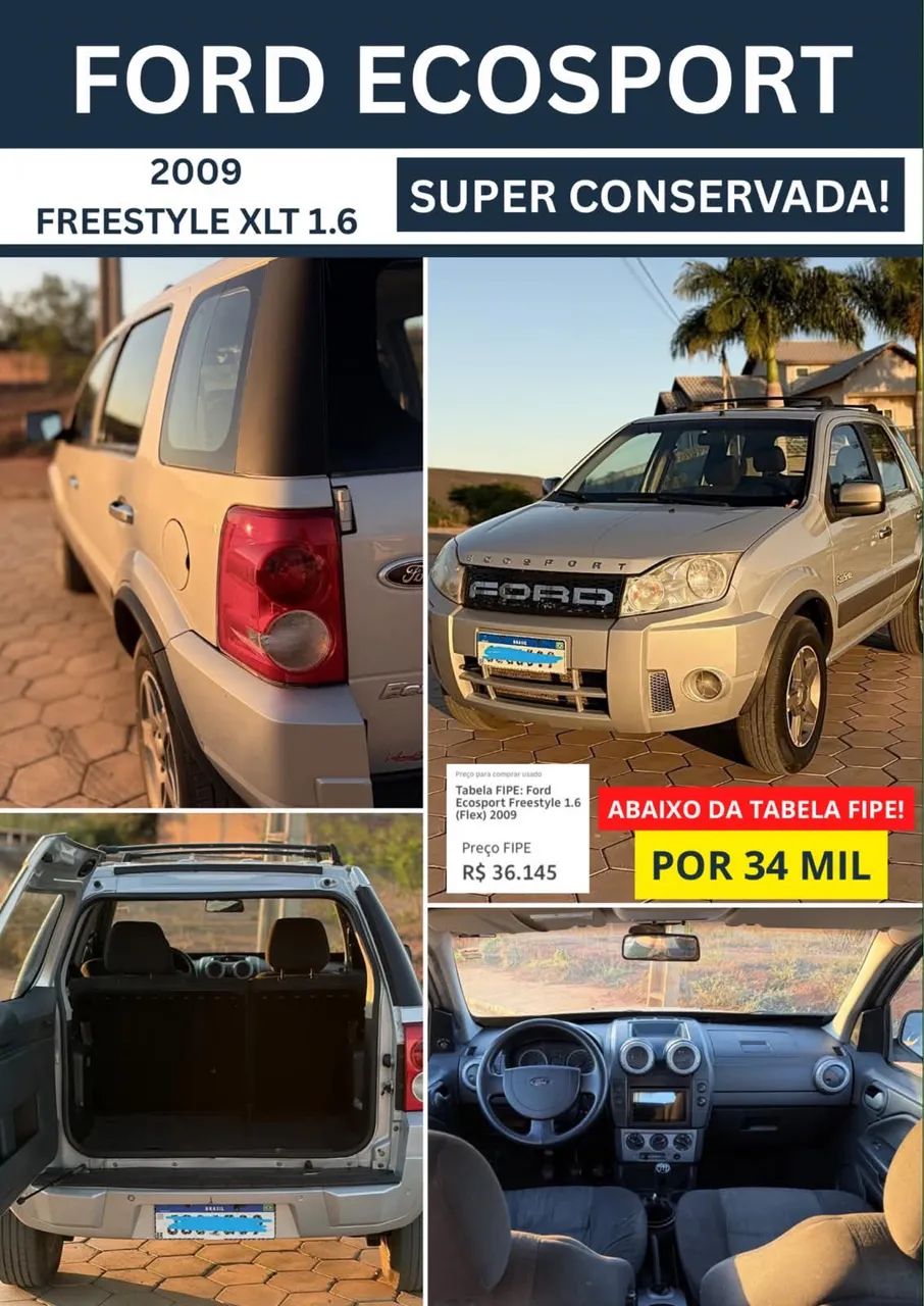 Ford Ecosport EcoSport XLT 1.6/ 1.6 Flex 8V 5p 2009