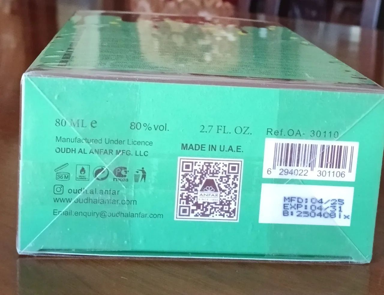 Perfume Pistachio kunafa Anfar 80 ml 100% original  - Foto 4