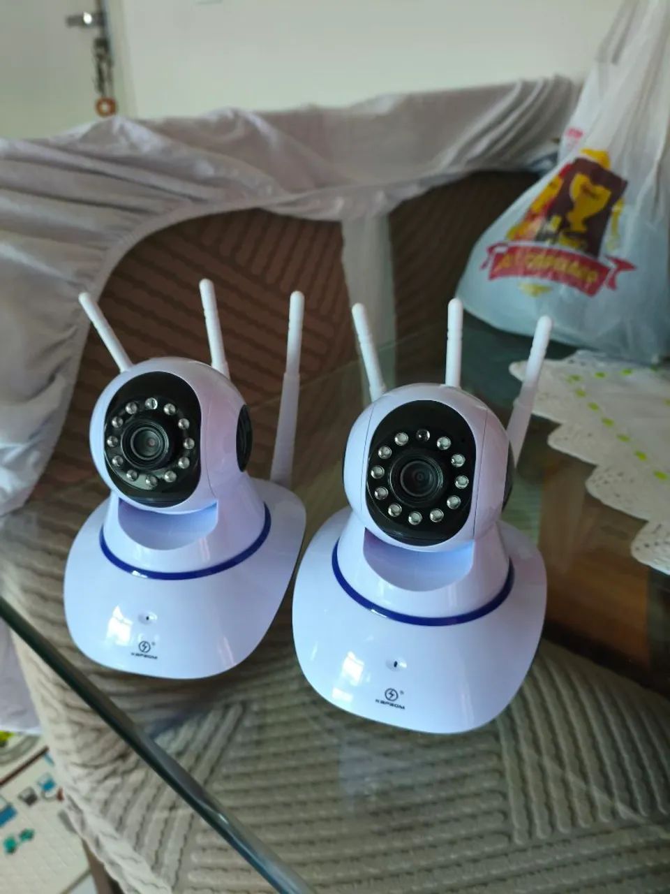 Baba eletrônica e câmera wi-fi. - Foto 2