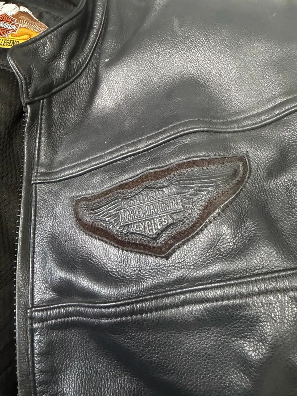 Jaqueta em couro nova Harley davison - Foto 4