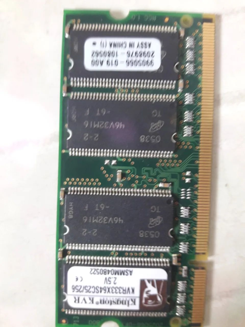 kit 3 memorias para notebook 256 mb - Foto 2