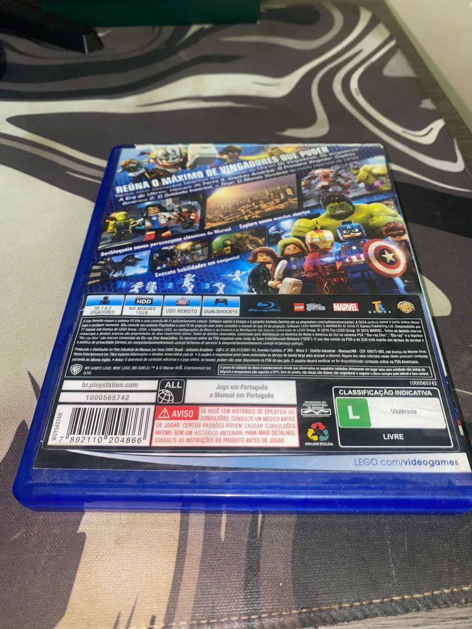 Lego Marvel vingadores(ps4 usado) - Foto 5