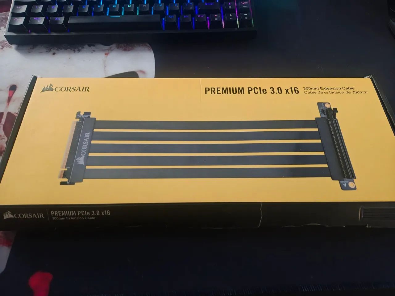 Cabo extensor para placa de vídeo Corsair 20cm 90°