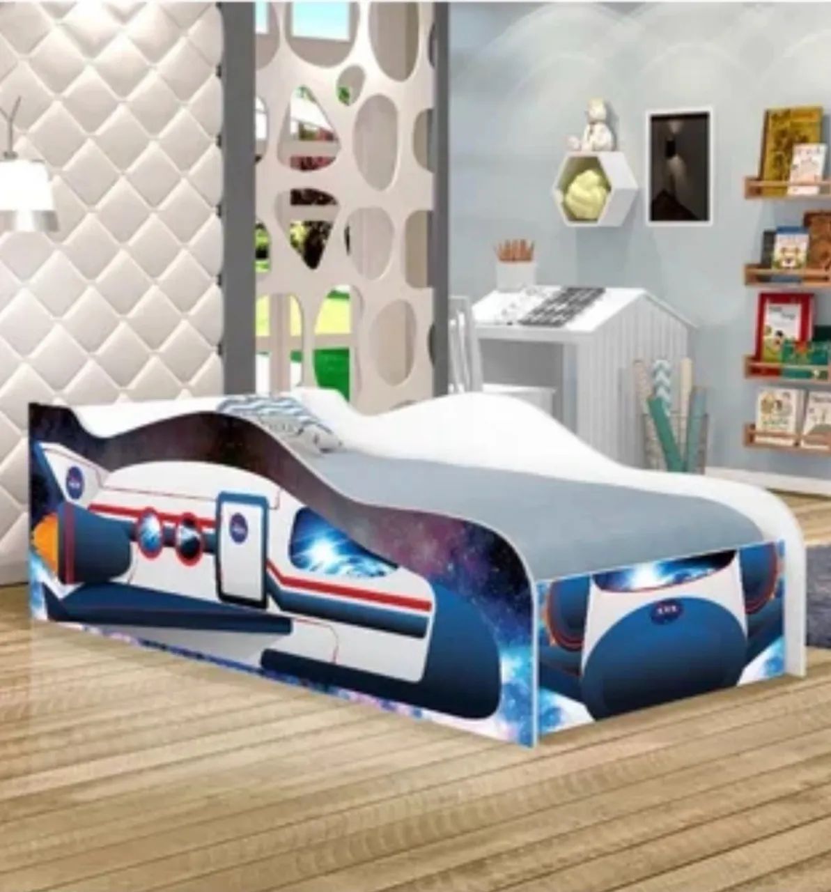 VENDO CAMA INFANTIL TEMÁTICA ESPACIAL! ?