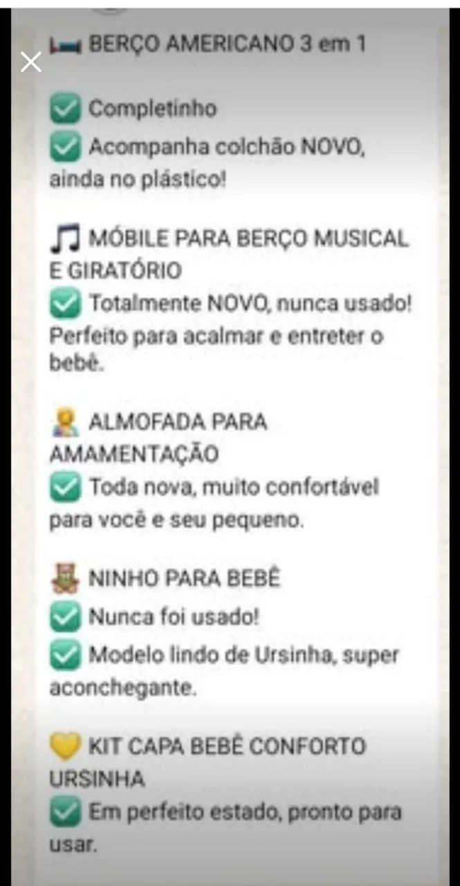 Berço americano 3 em 1