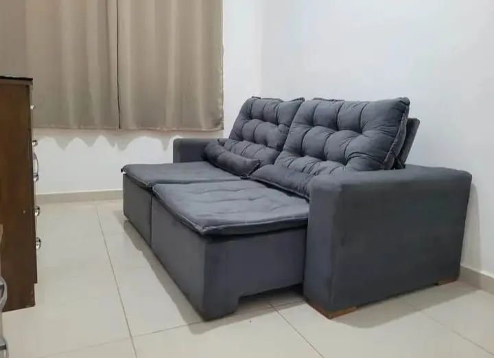 Queima de Estoque Sofá Retrátil 2 metros - Foto 2