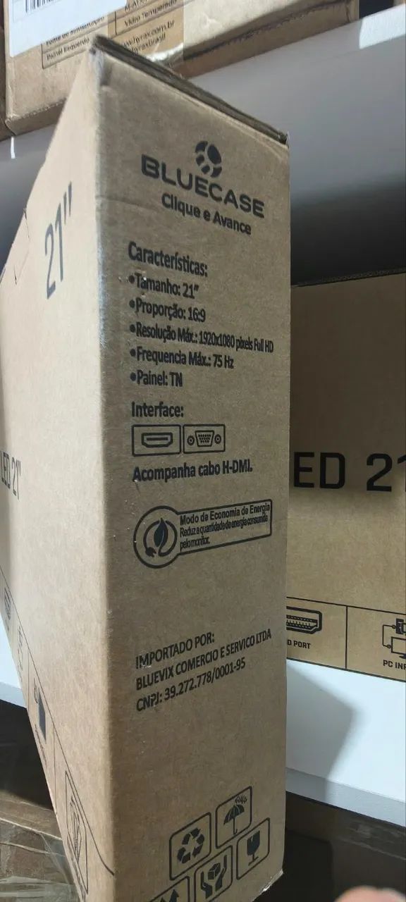 Monitor 21polegadas Full hd Novo na Caixa - Foto 2