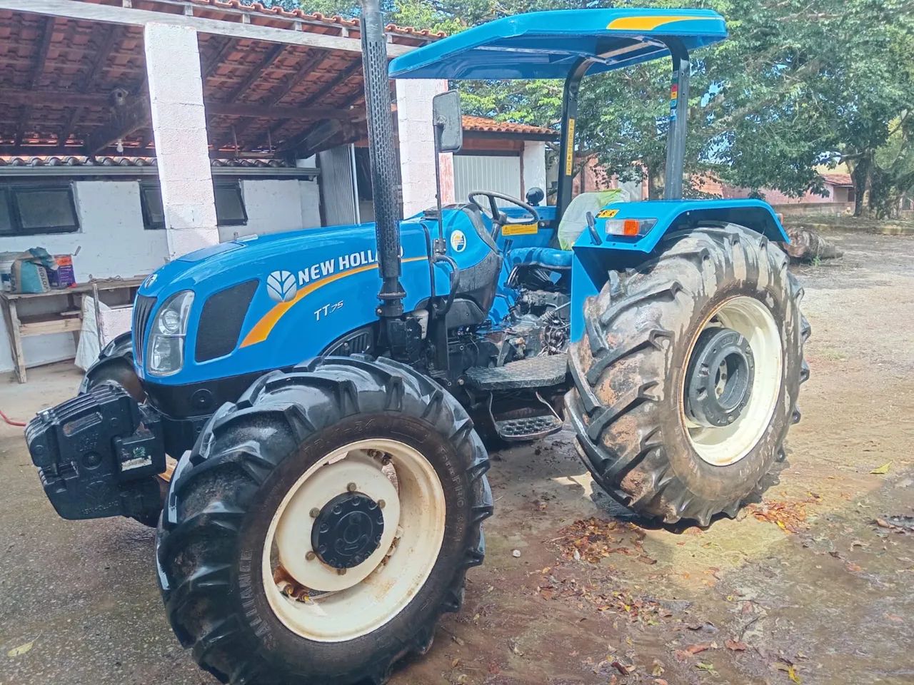 Trator New holland TT 75 ano 2021 poucas H - Foto 5
