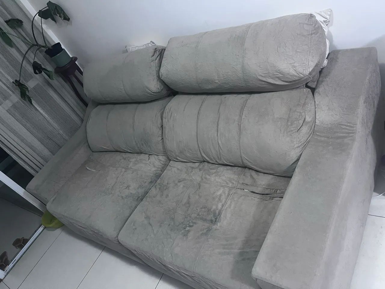 Sofá Retrátil e Reclinável 2 Lugares Grande - Muito Confortável - Foto 5
