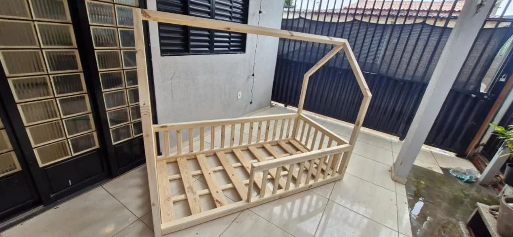 Cama de Solteiro Montessoriana Casinha - Foto 6