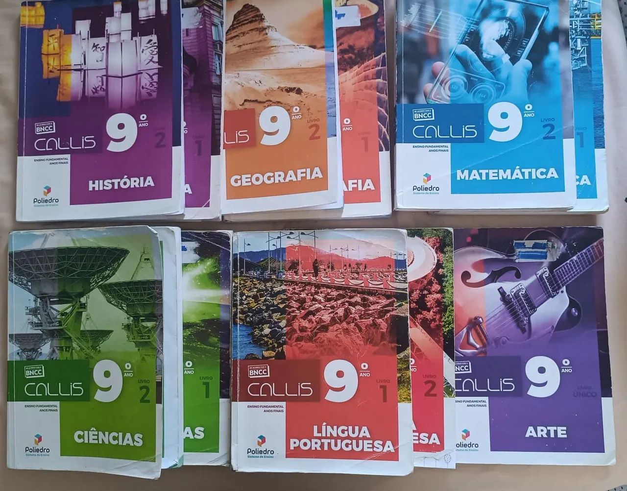 Livros Poliedro 9° ano