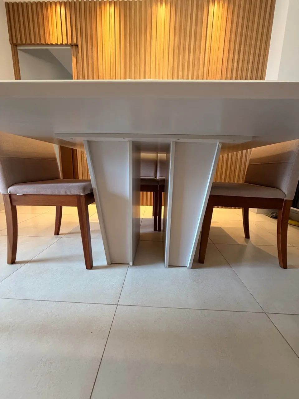 Vendo Mesa de Jantar Quadrada 1,40m - Foto 4