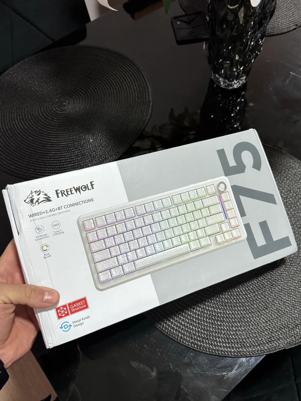 TECLADO FREEWOLF 75% - NOVO/LACRADO - Foto 3