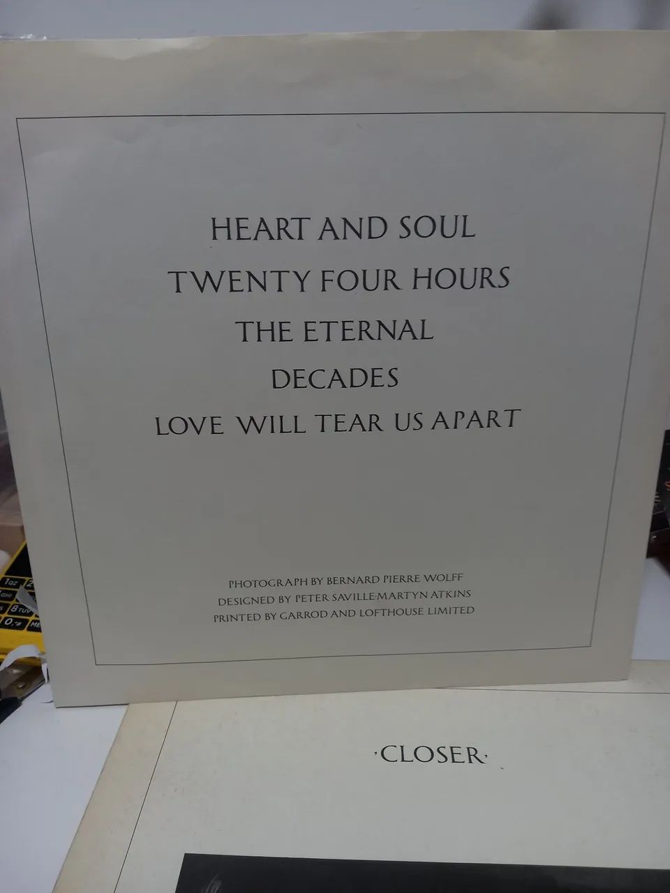DISCO DE VINIL  CLOSER JOY DIVISION  - Foto 3
