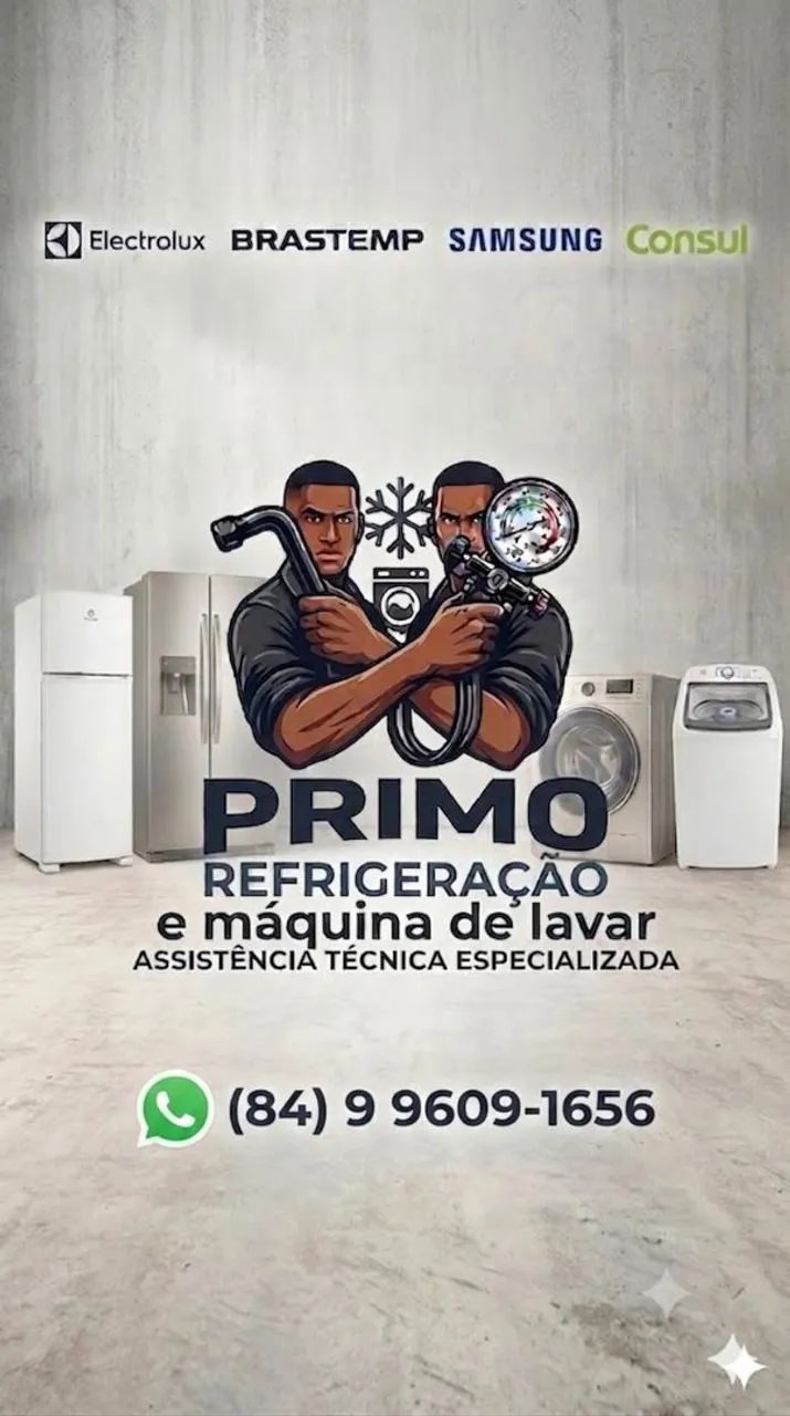 Conserto em refrigeração e maquina de lavar