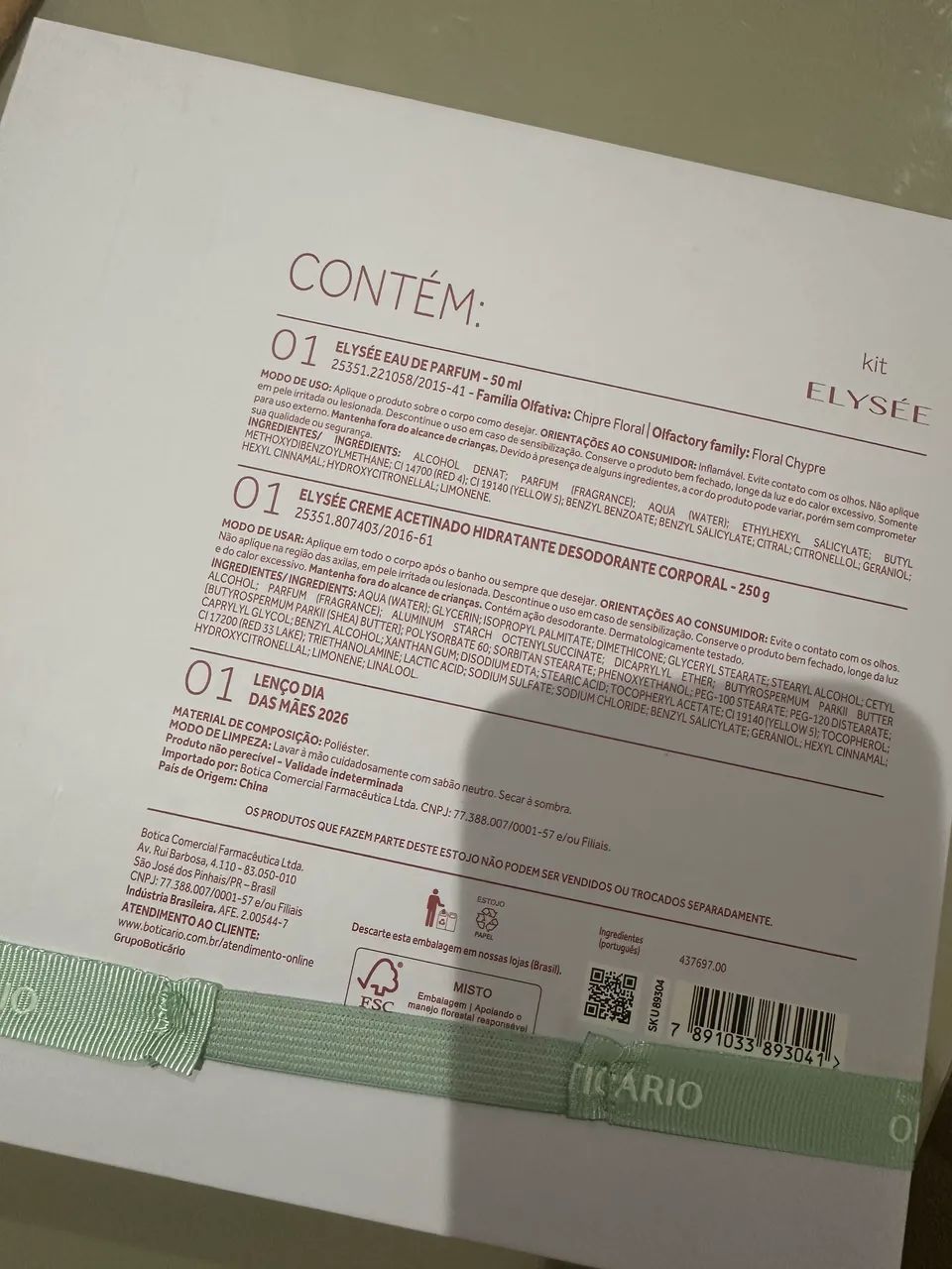 Kit o Boticário elysee - Foto 4
