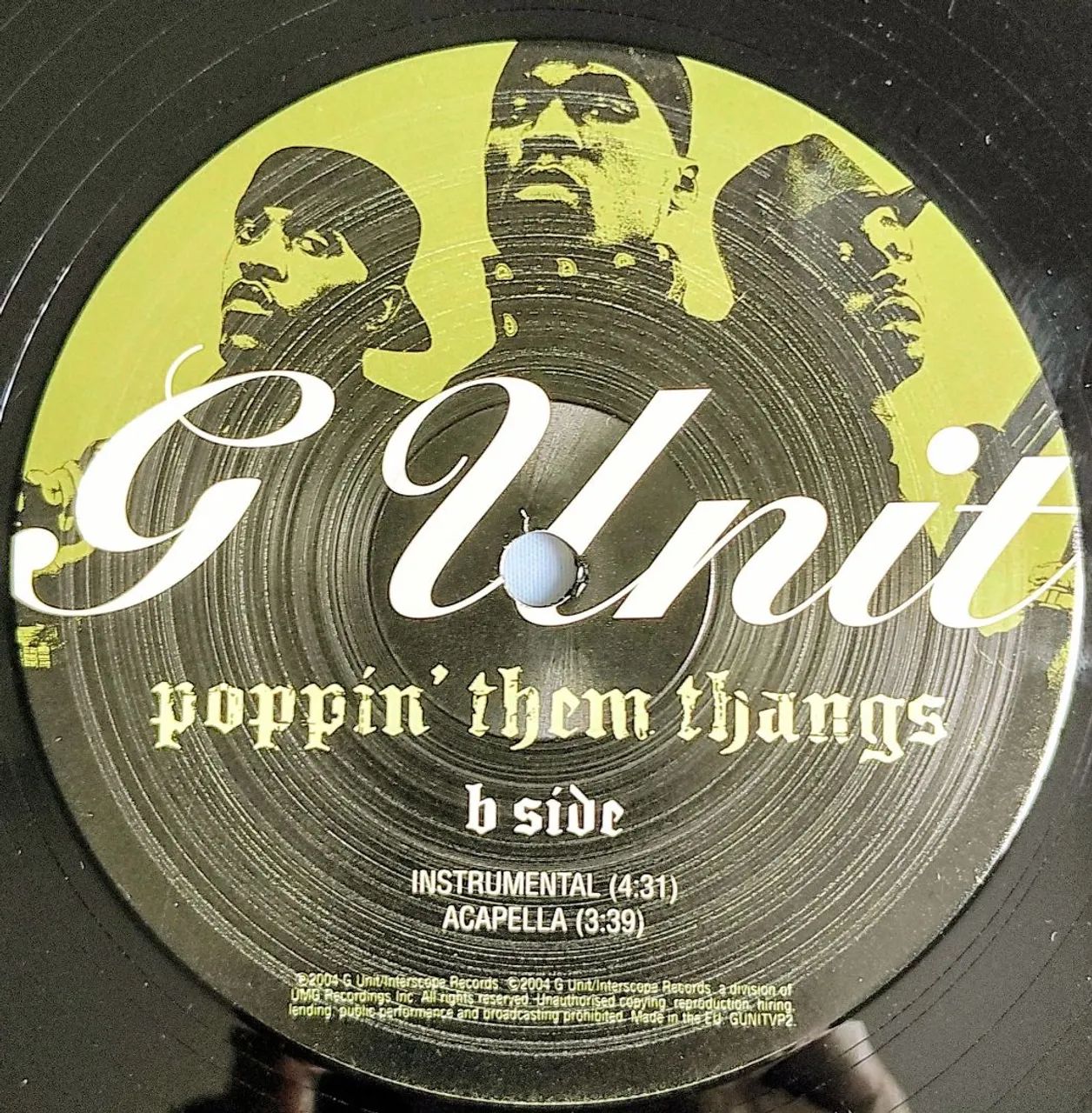 Lp Vinil G-Unit Poppin' Then Thangs - Single 12" - Foto 3