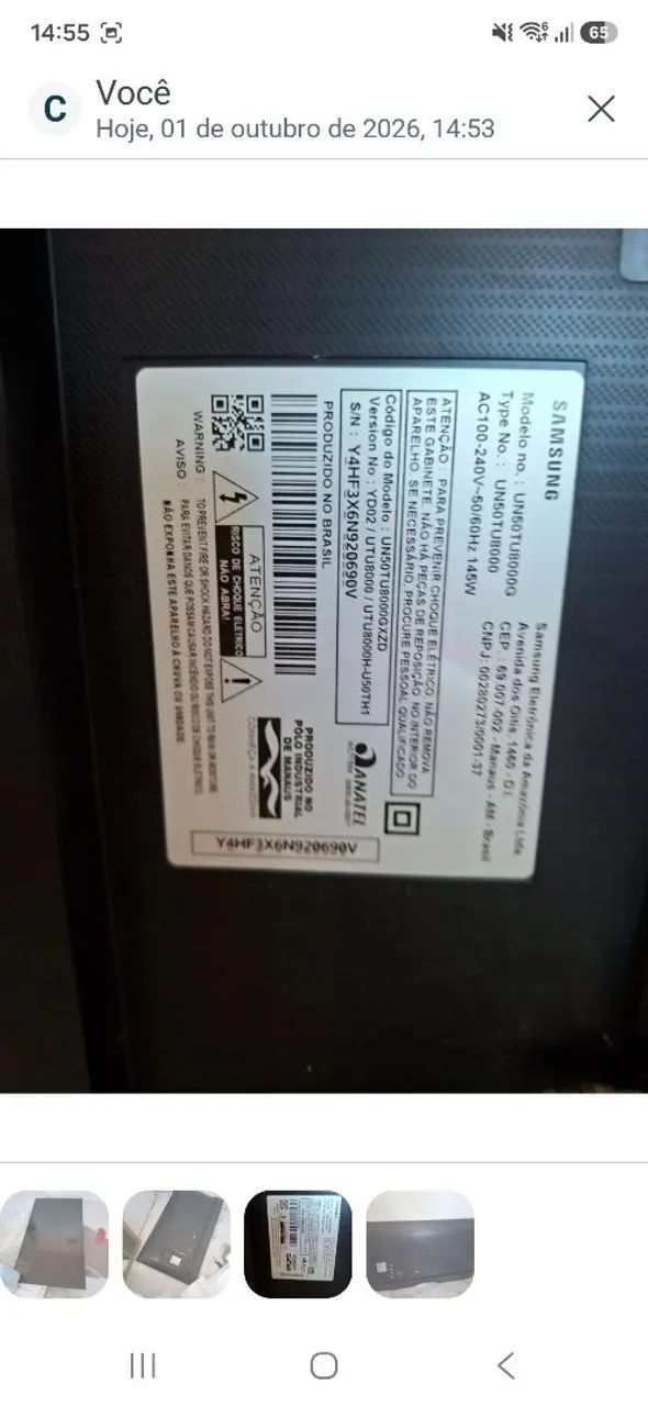Televisão Samsung 50'' - Foto 4