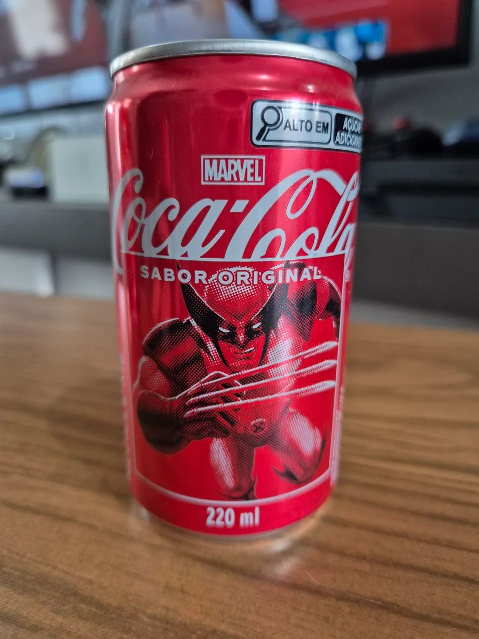 2 latas vazias Coca-cola Marvel Deadpool e Wolverine - Foto 3